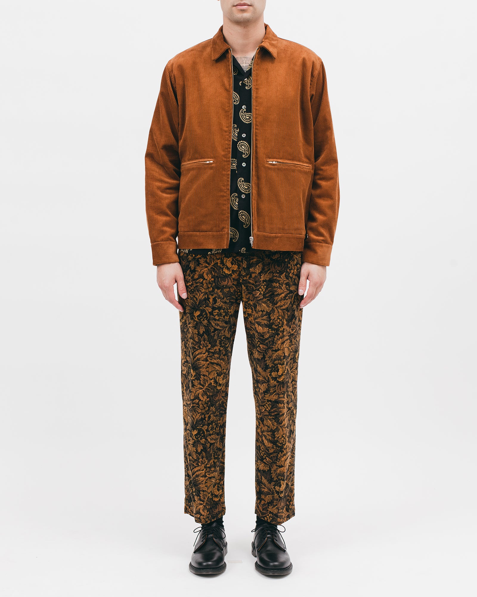 HARRINGTON JACKET - CAMEL CORD（2804）