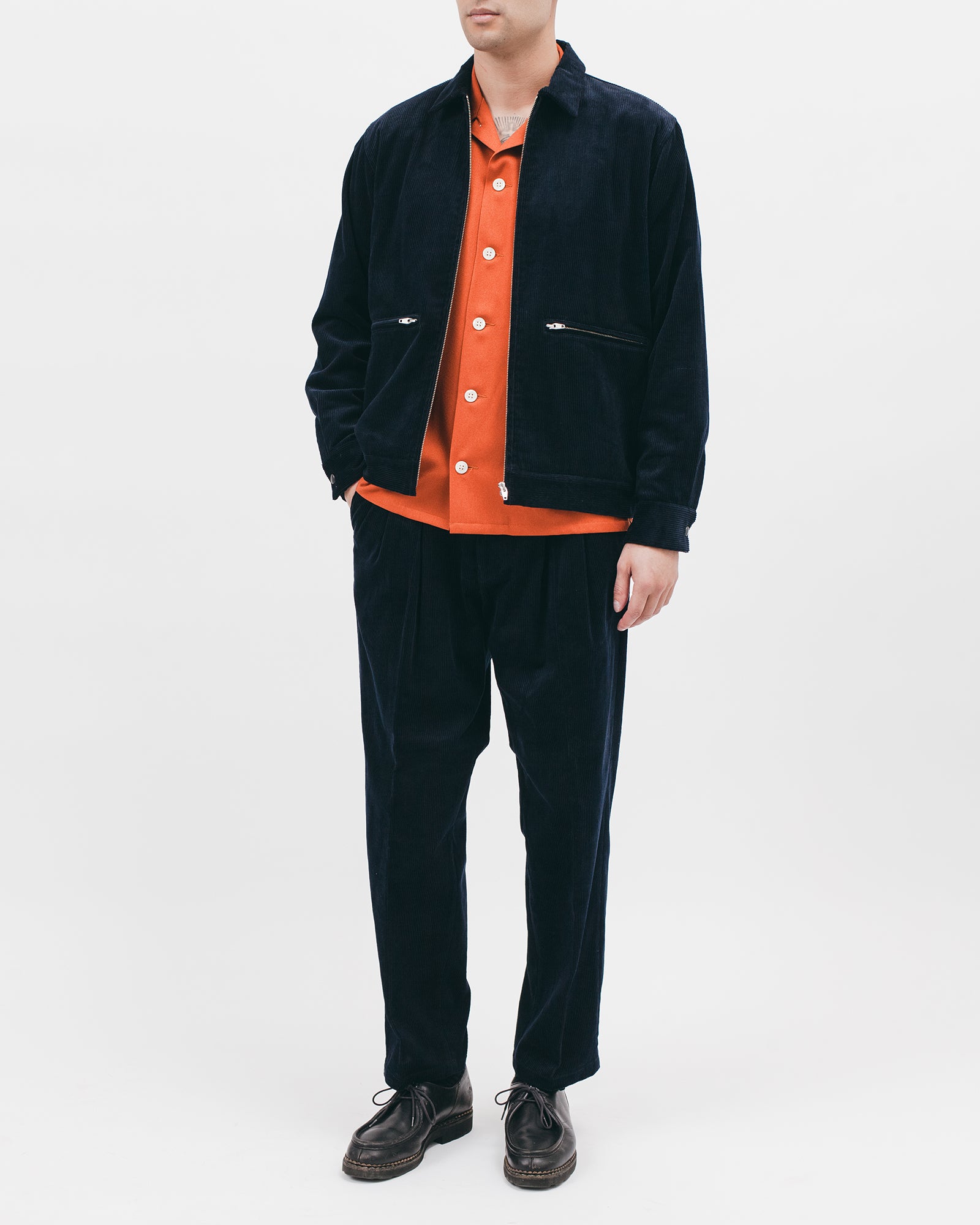 HARRINGTON JACKET - MIDNIGHT CORD(2804)