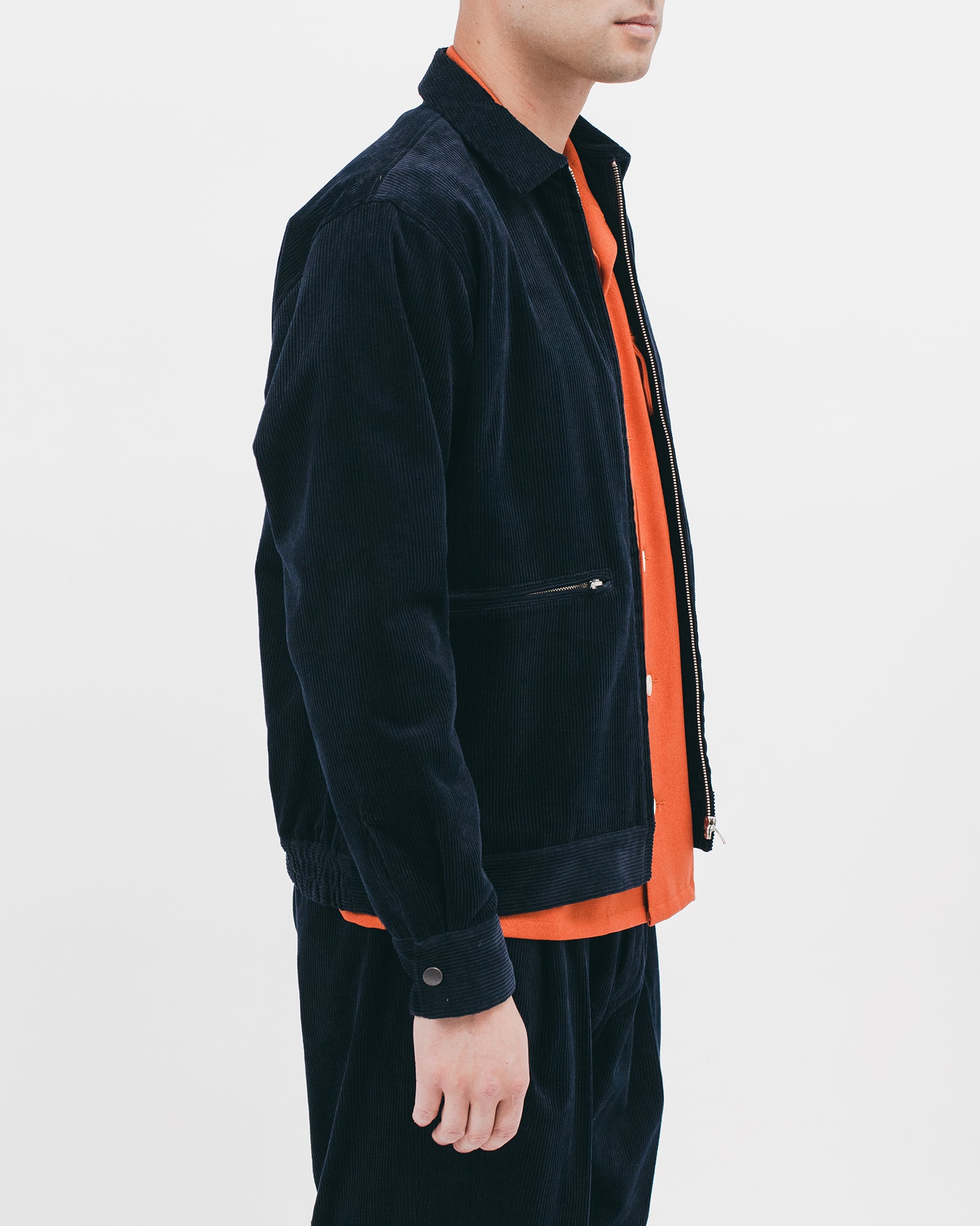 HARRINGTON JACKET - MIDNIGHT CORD(2804)