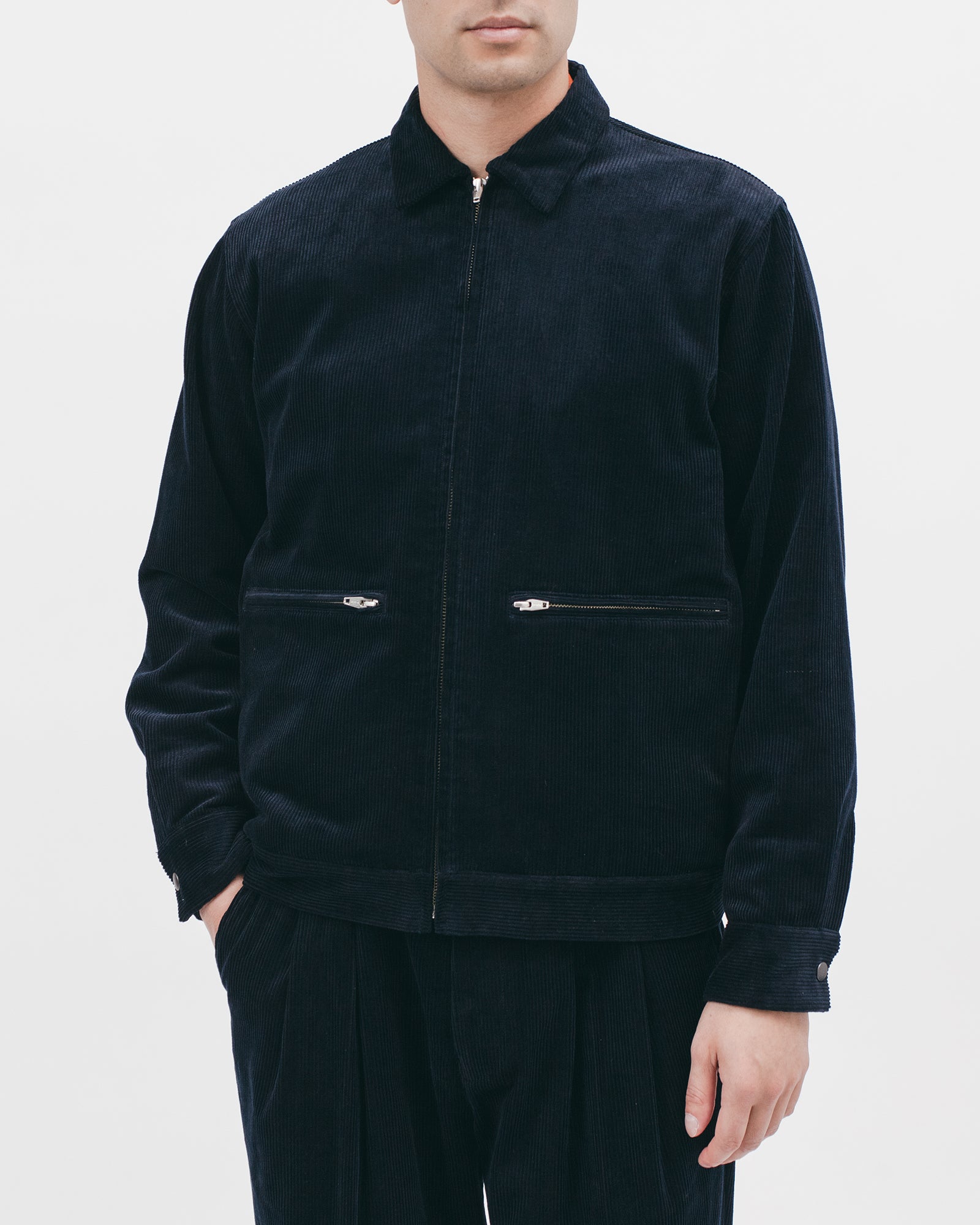 HARRINGTON JACKET - MIDNIGHT CORD(2804)