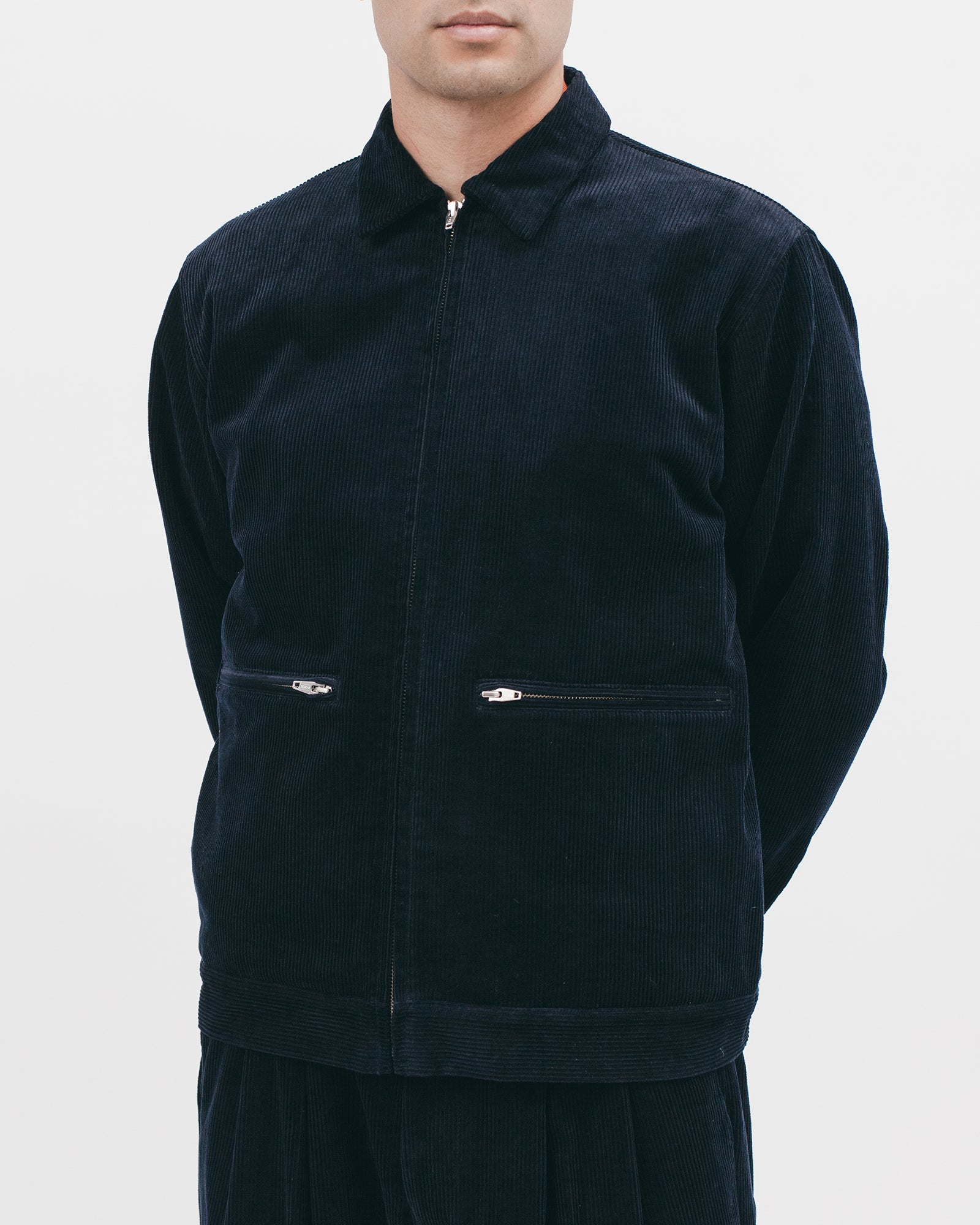 HARRINGTON JACKET - MIDNIGHT CORD(2804)