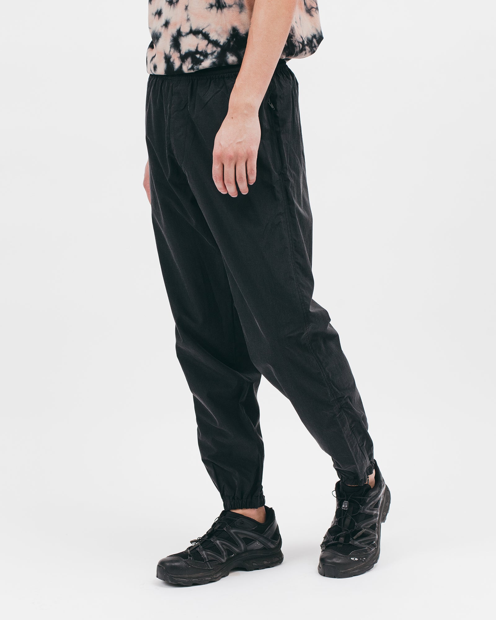 ELASTIC TRACK TROUSER - ACID BLACK(2824)
