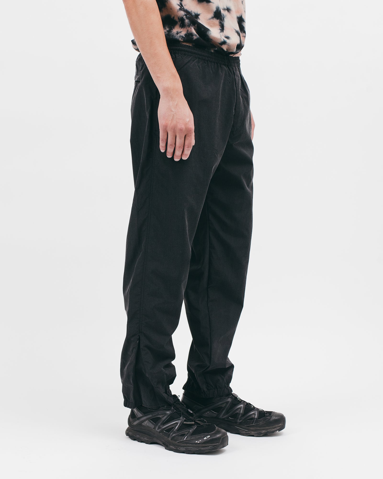 ELASTIC TRACK TROUSER - ACID BLACK（2824）