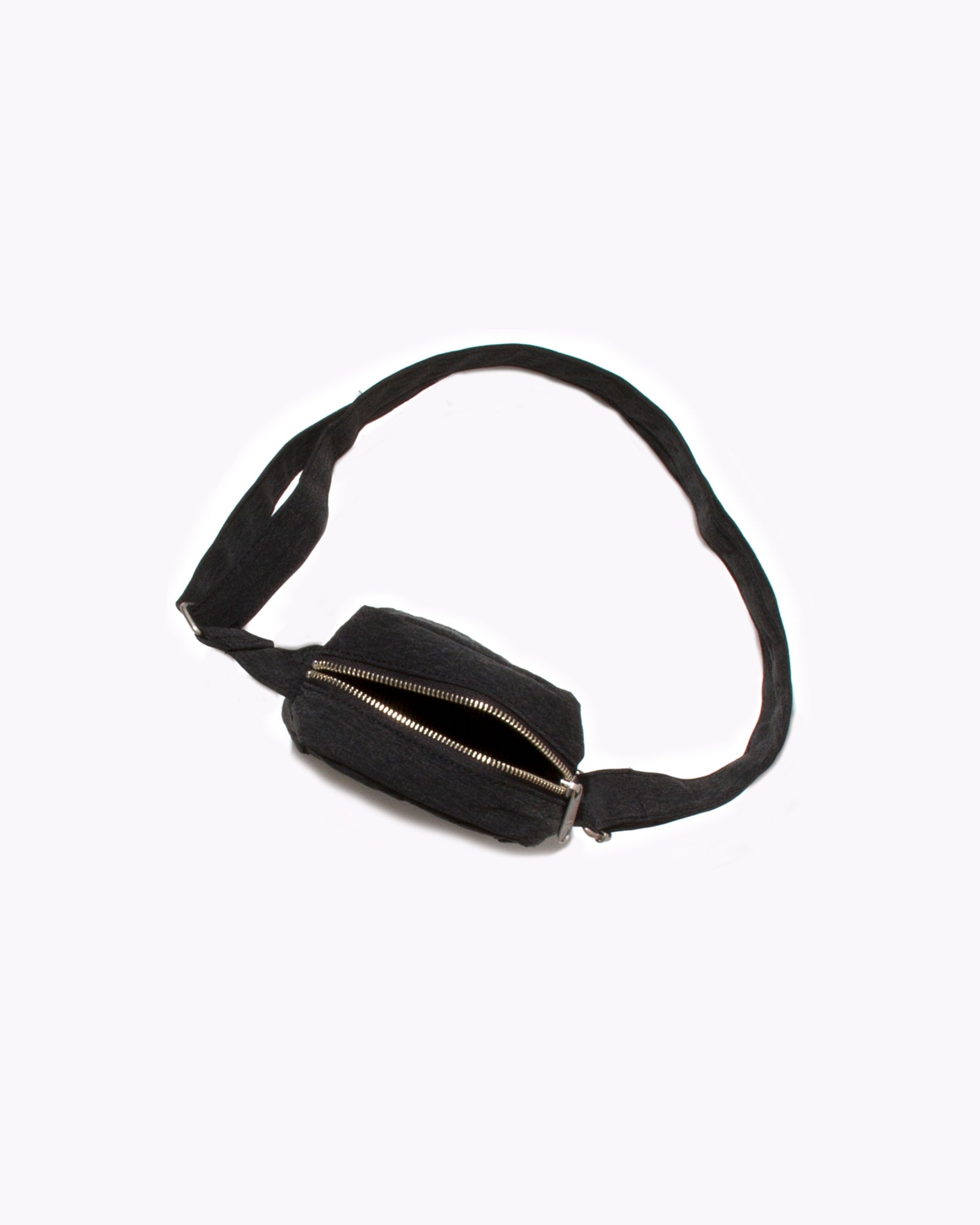 TEXTURE SHOULDER BAG - ACID BLACK(2762)