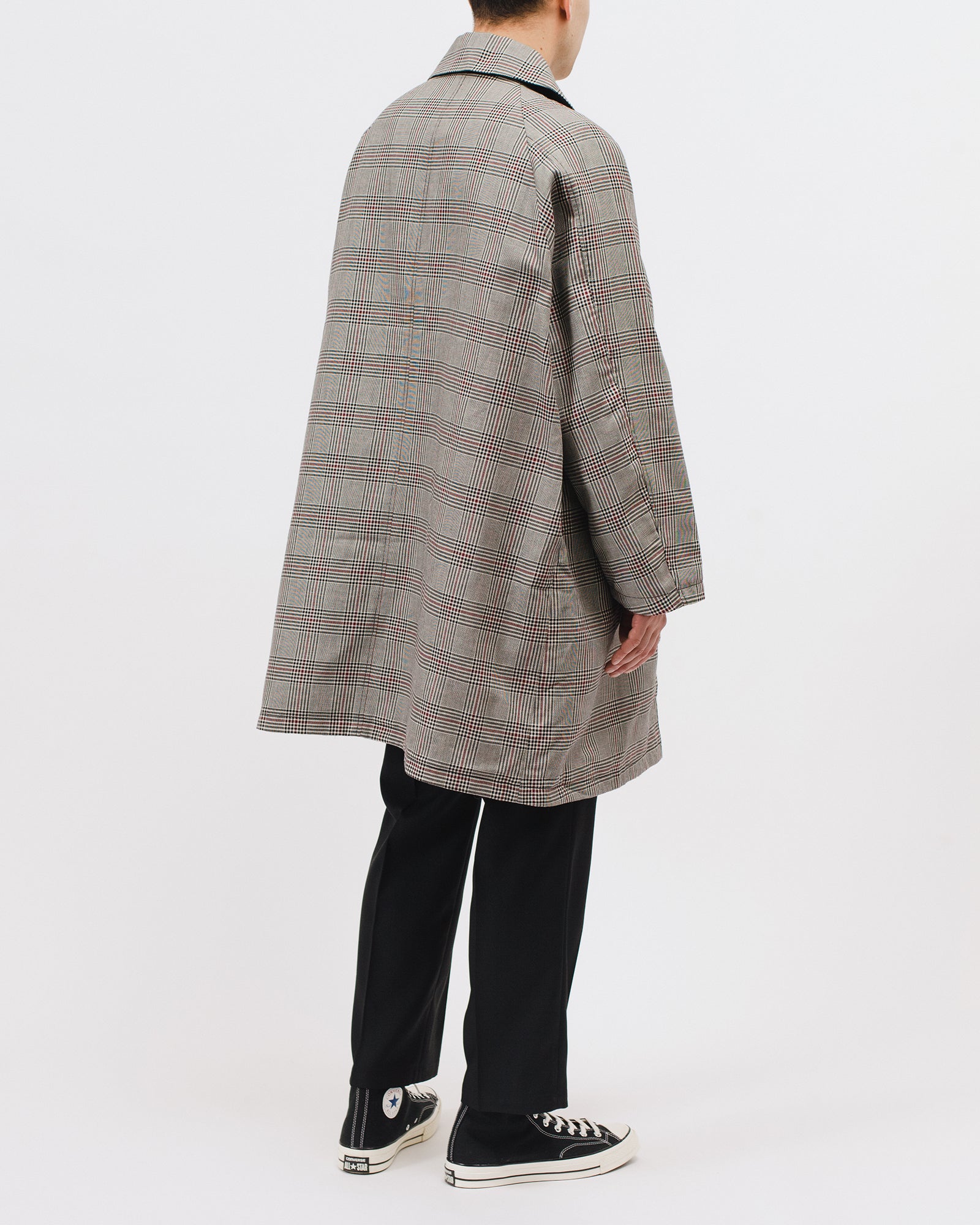 CHECK OVERCOAT - WHALES PLAID (3001)