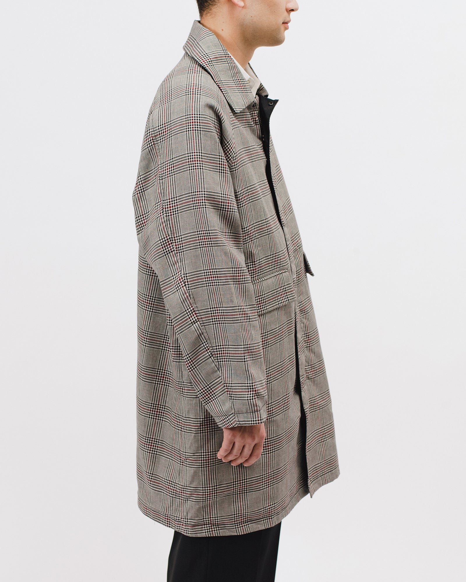 CHECK OVERCOAT - WHALES PLAID (3001)