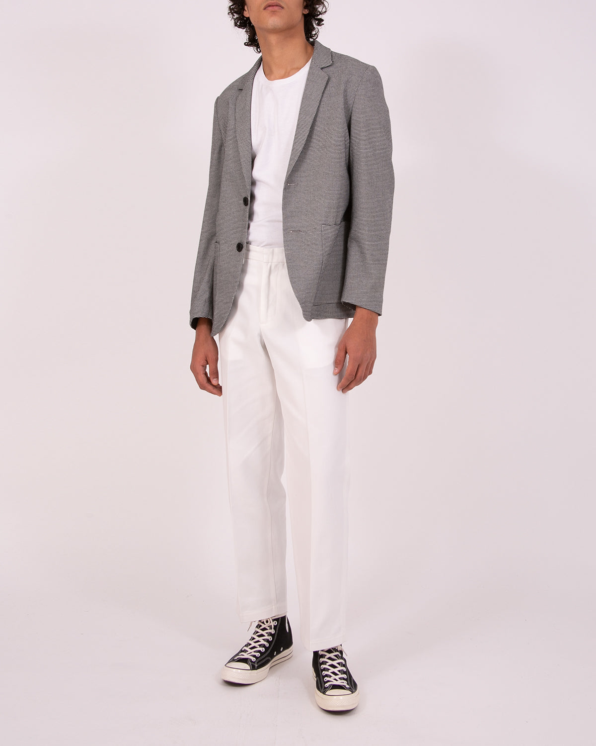 SINGLED BREAST COAT - HOUNDSTOOTH(3002)