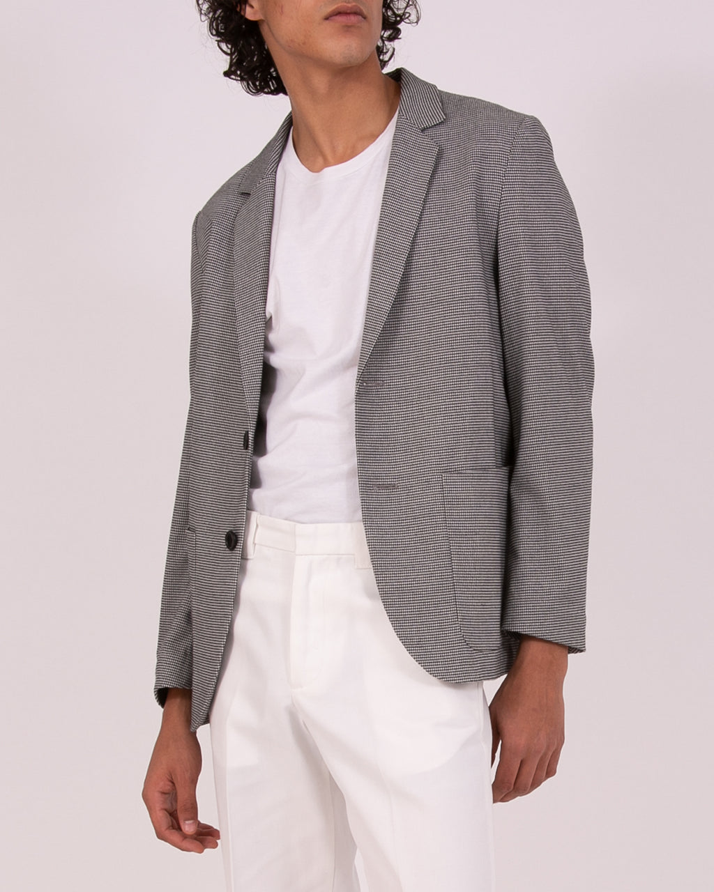 SINGLED BREAST COAT - HOUNDSTOOTH(3002)