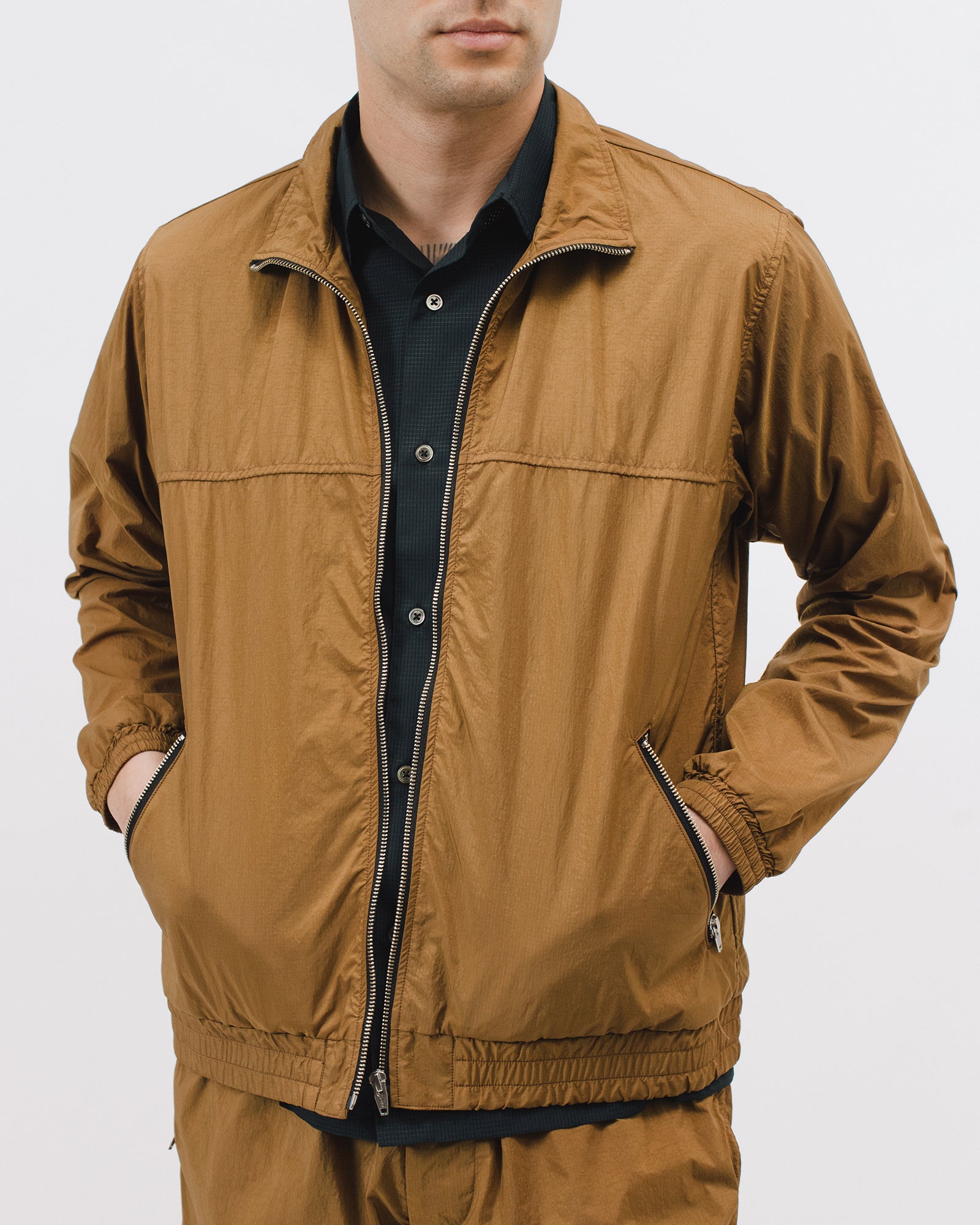 WARM UP JACKET - TOBACCO(3003)