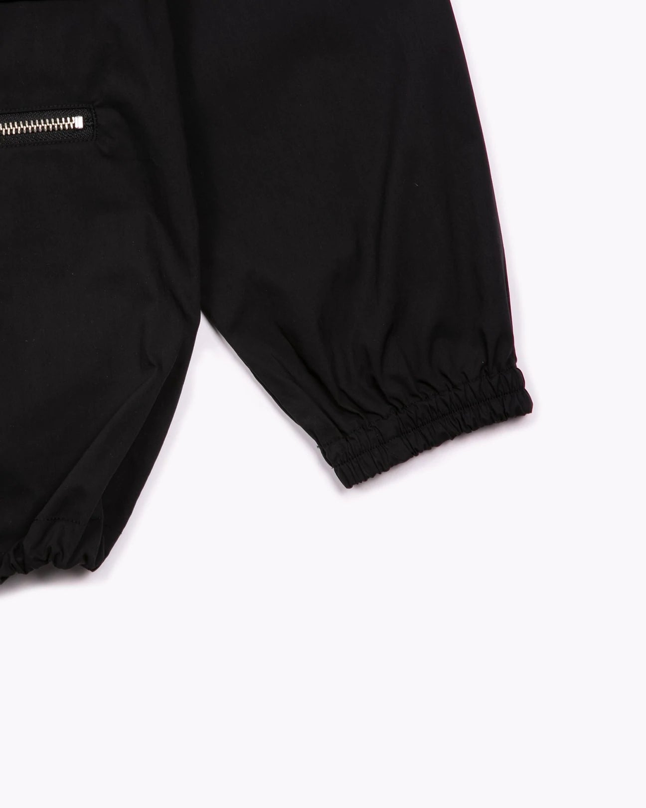 ZIP HOODED JACKET - BLACK(3004)