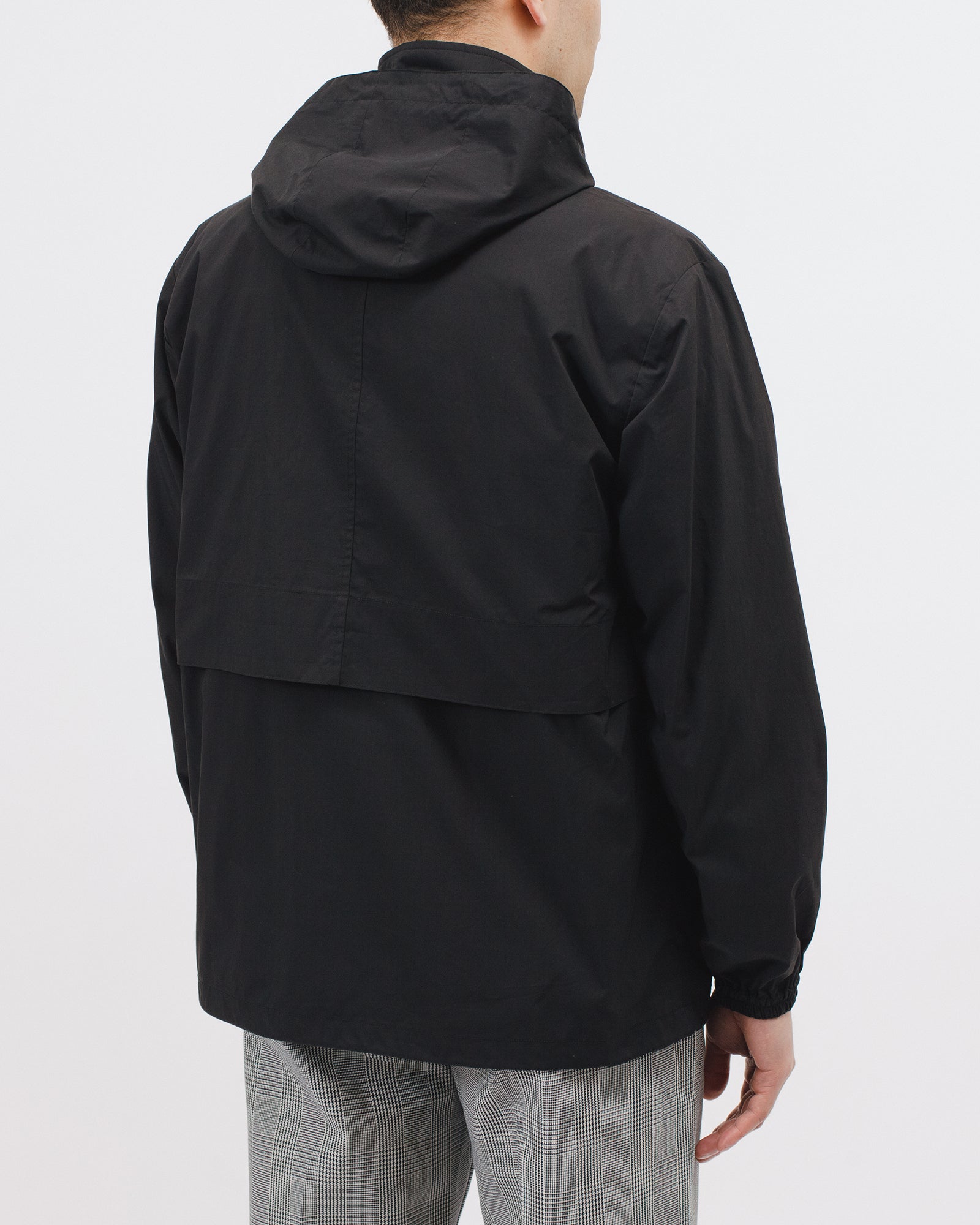 ZIP HOODED JACKET - BLACK(3004)