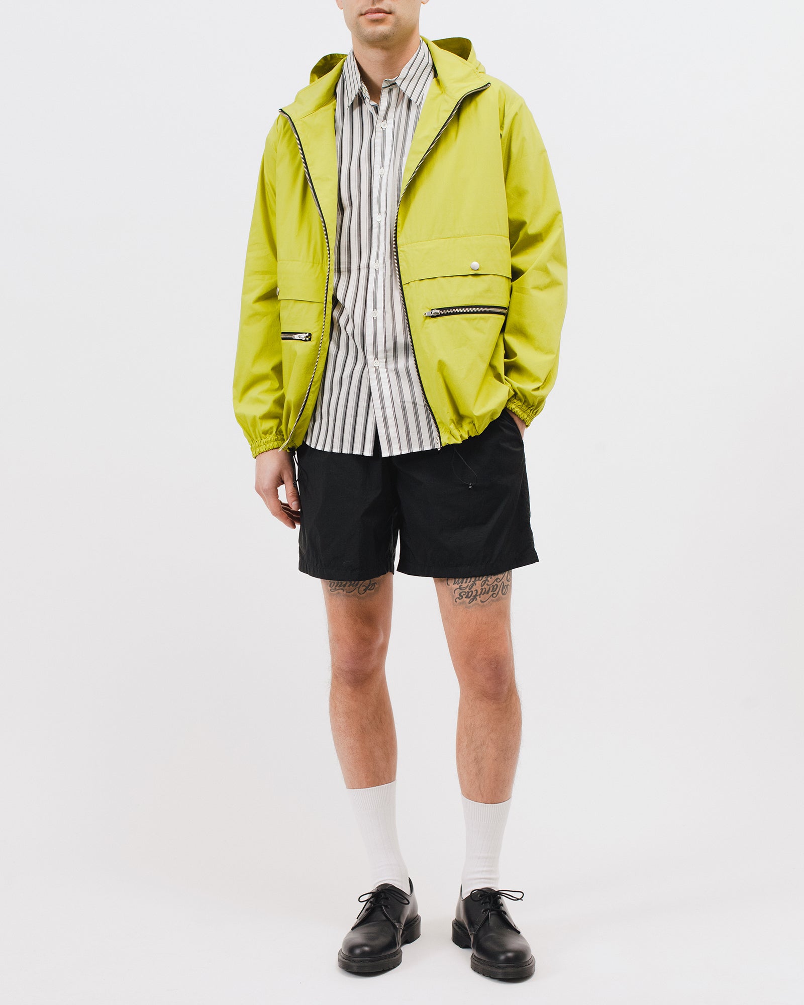 ZIP HOODED JACKET - CHARTREUSE(3004)