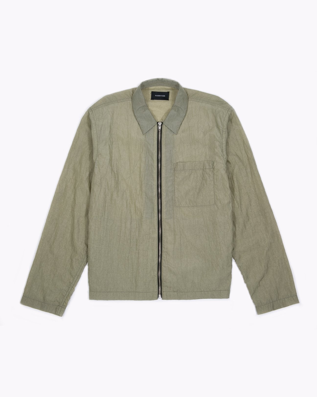MARBLE ZIP BLOUSON - SEAWEED(3011)