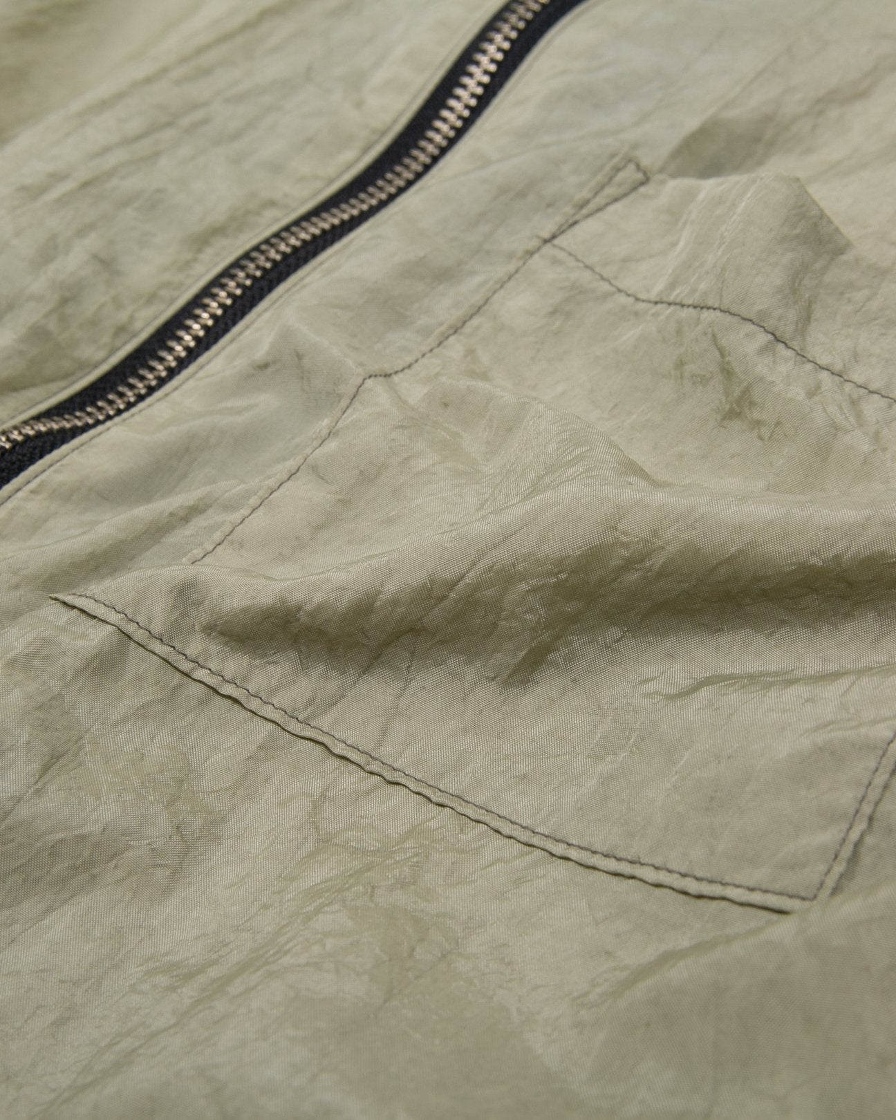 MARBLE ZIP BLOUSON - SEAWEED(3011)