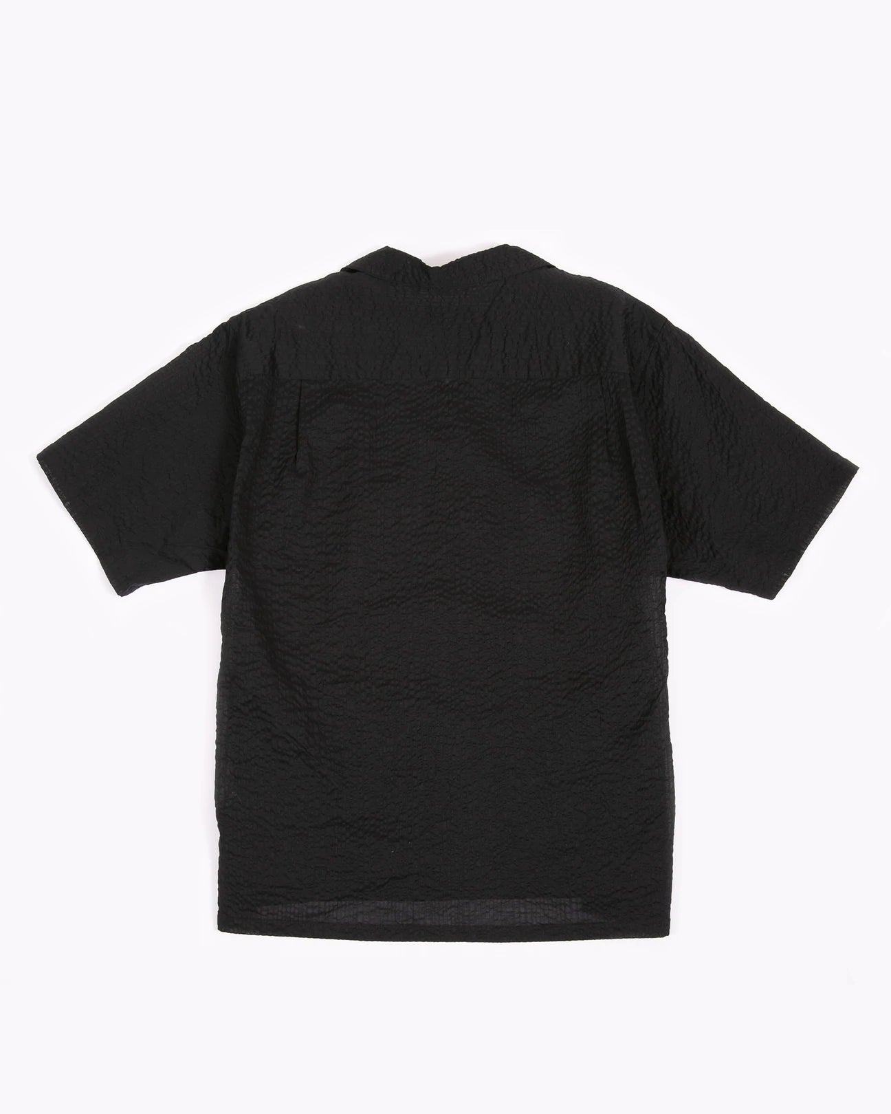 CREPE SS SHIRT - BLACK（3013）