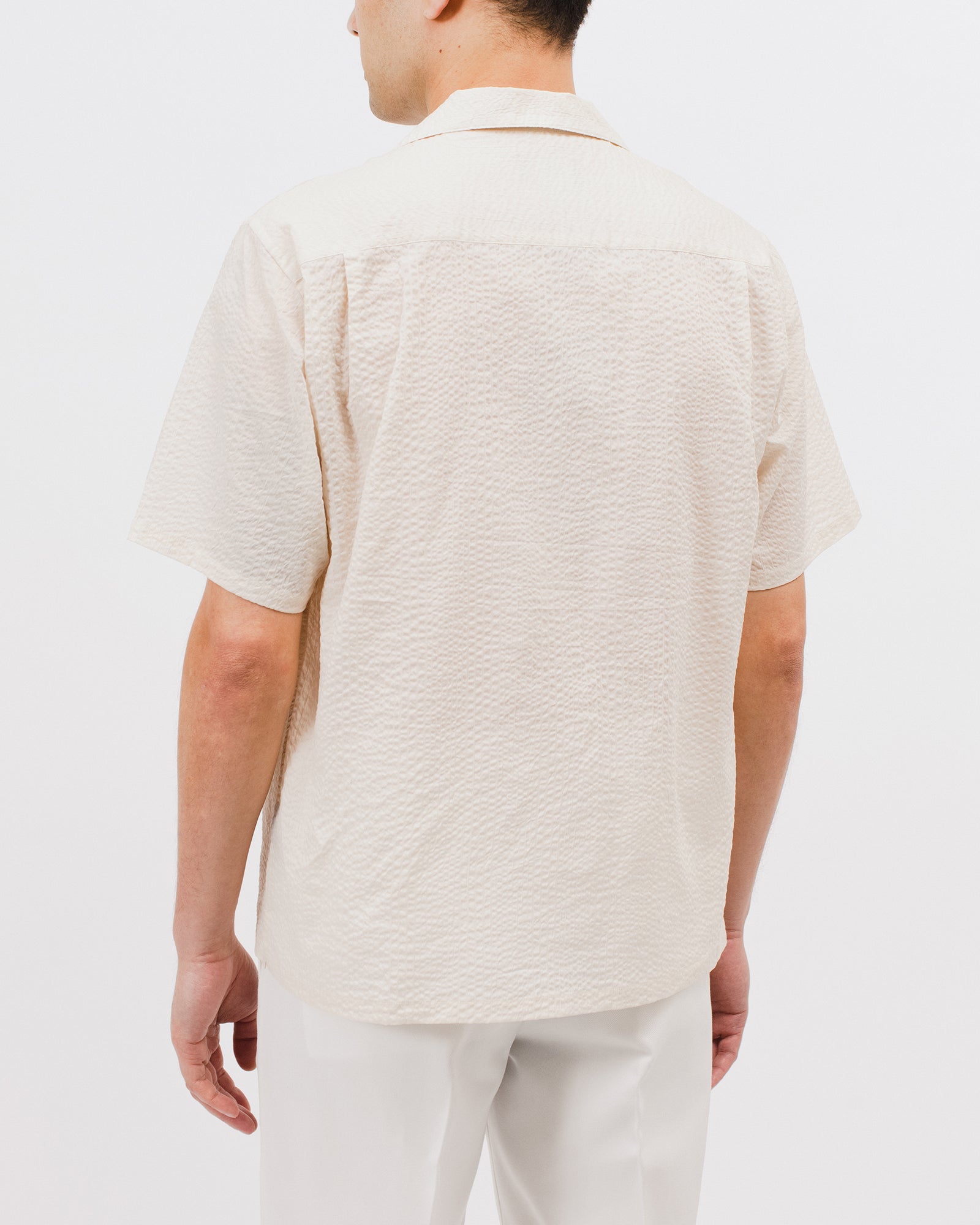 CREPE SS SHIRT - NATURAL(3013)