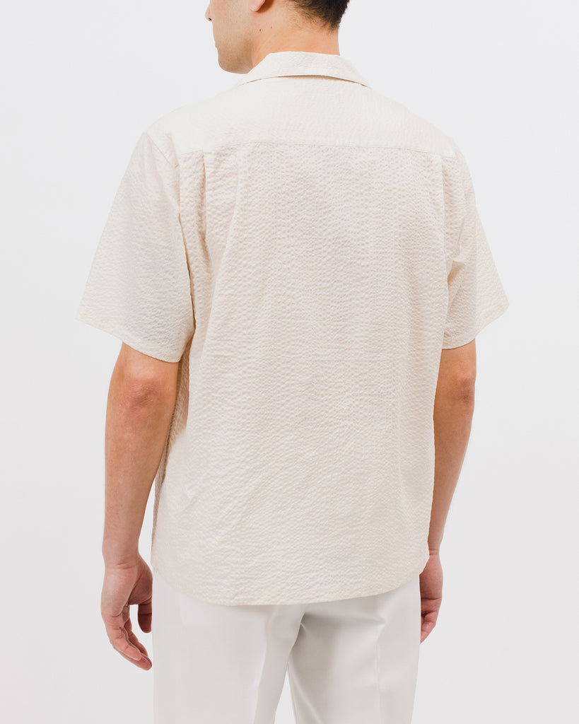 CREPE SS SHIRT - NATURAL