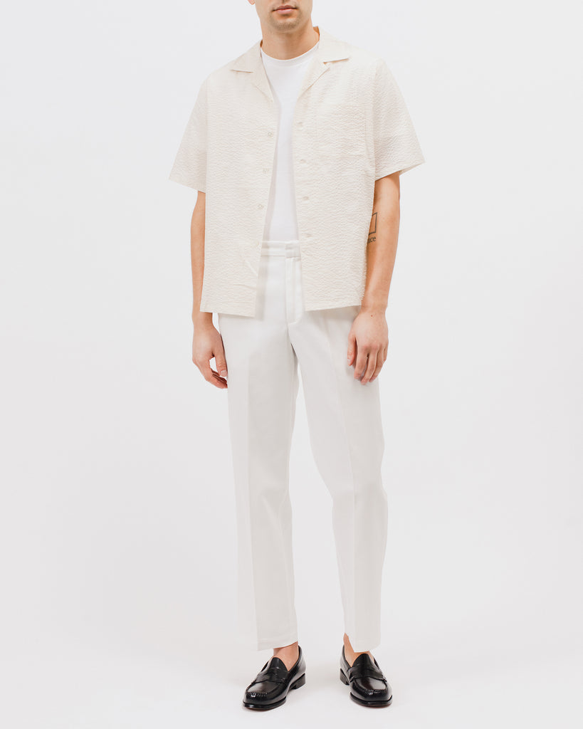 CREPE SS SHIRT - NATURAL