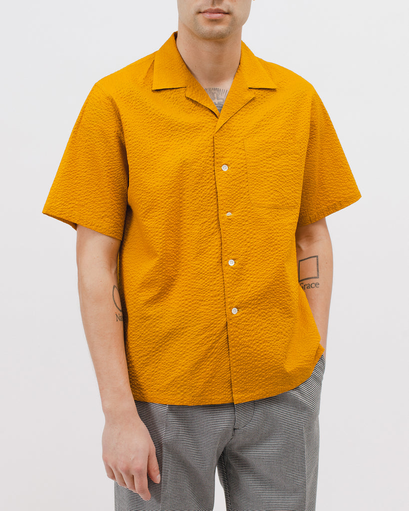 CREPE SS SHIRT - SULPHUR（3013）