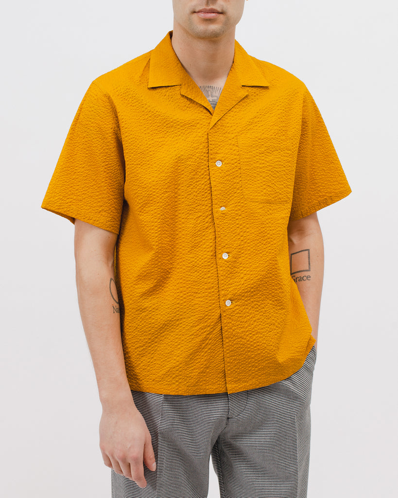 CREPE SS SHIRT - SULPHUR