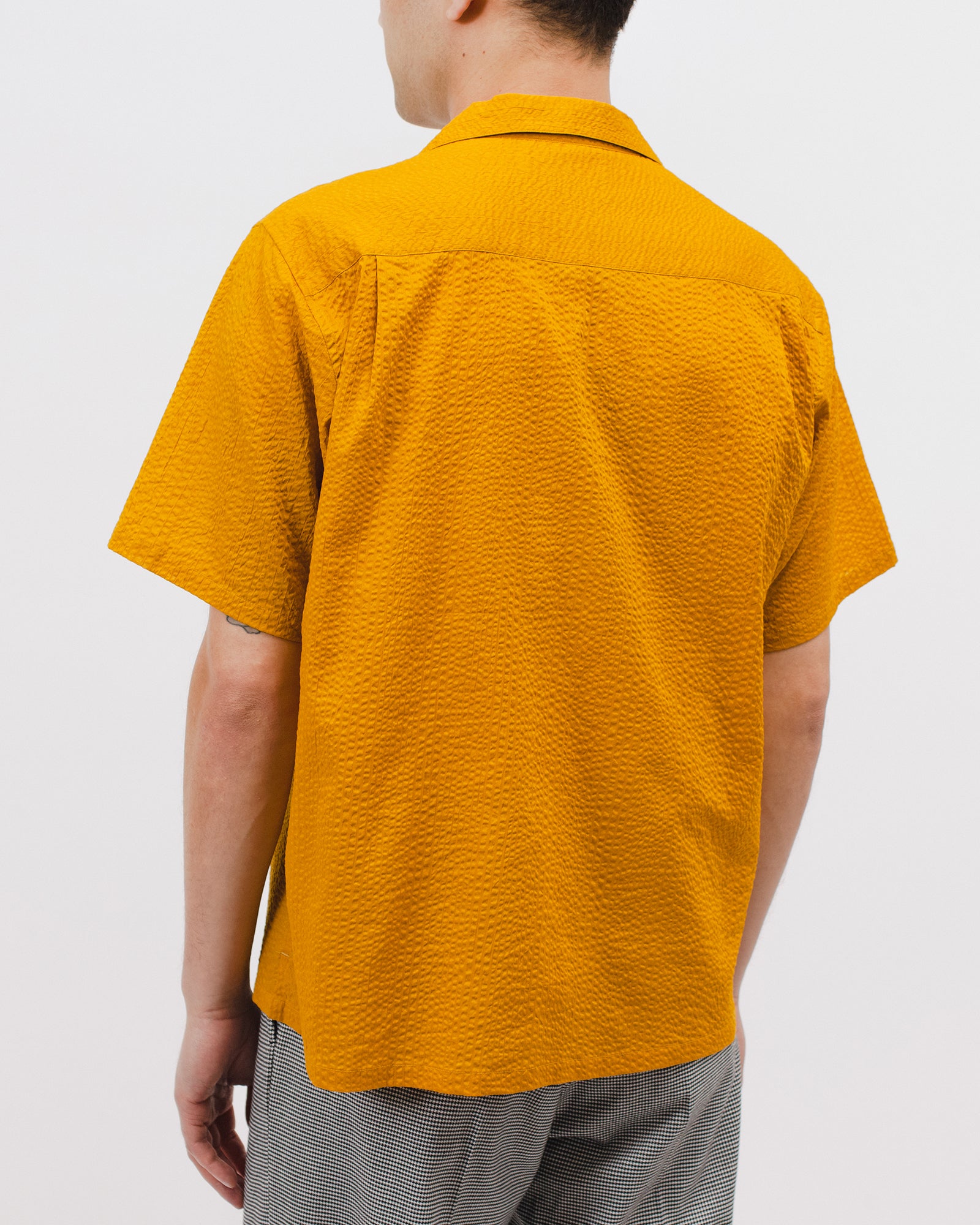 CREPE SS SHIRT - SULPHUR(3013)