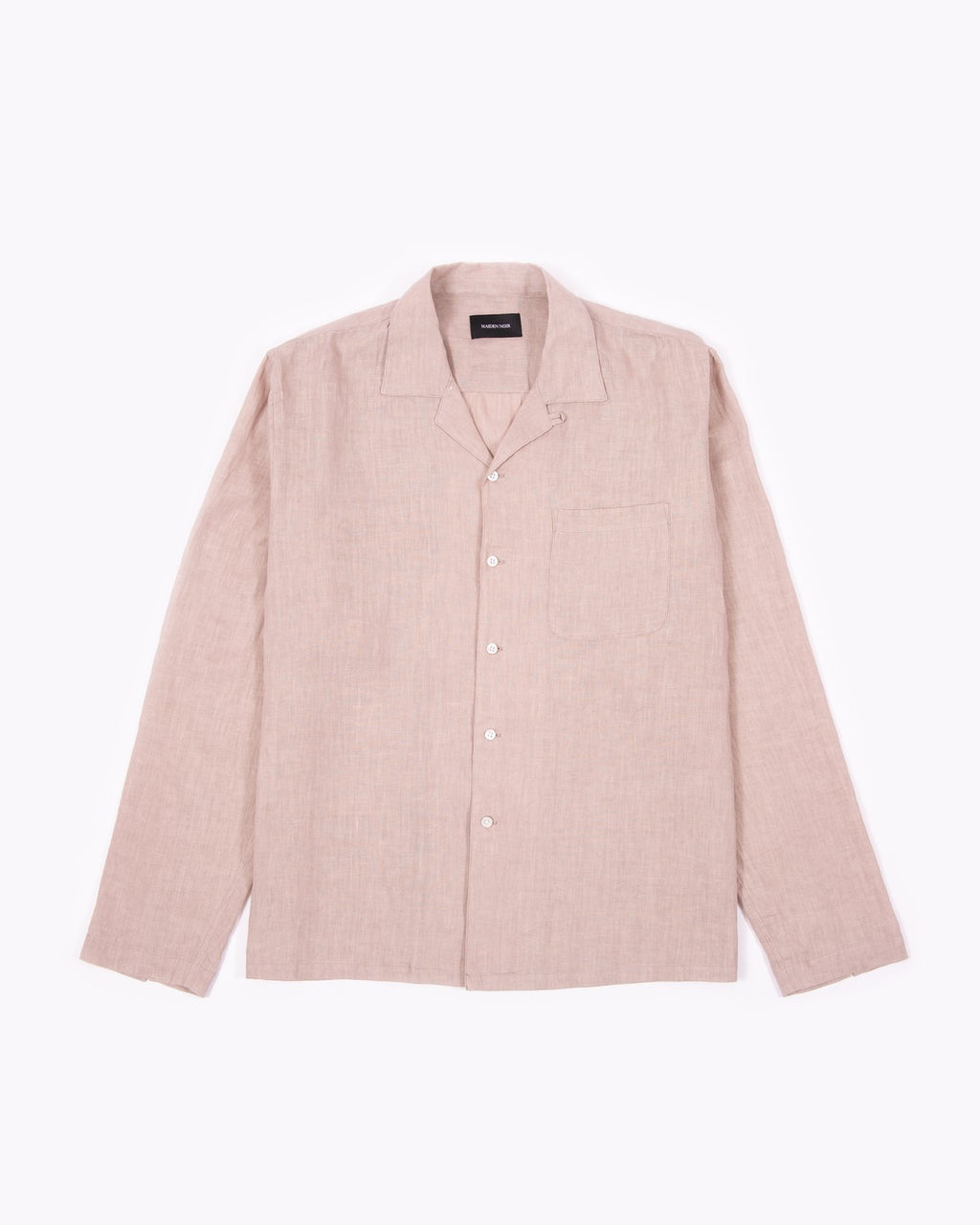 LINEN LS SHIRT - VILLA PINK(3015)