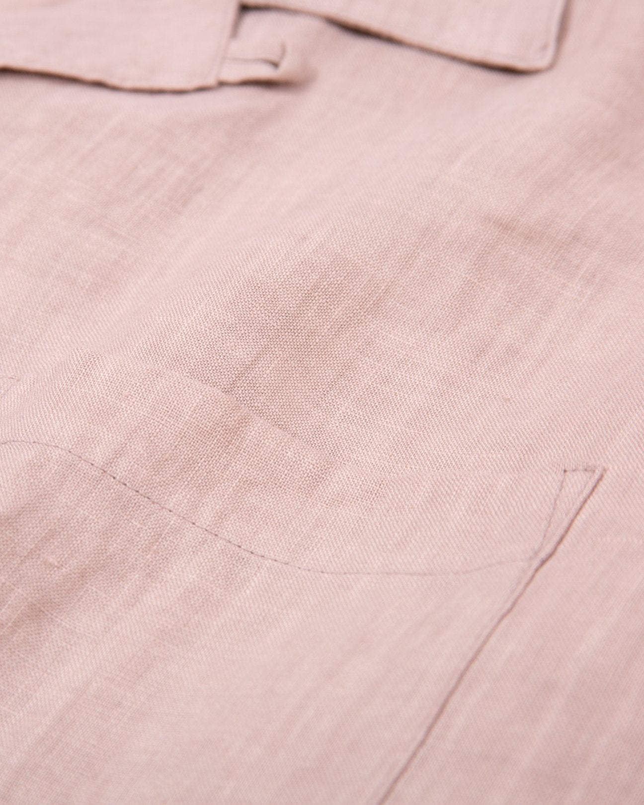 LINEN LS SHIRT - VILLA PINK(3015)