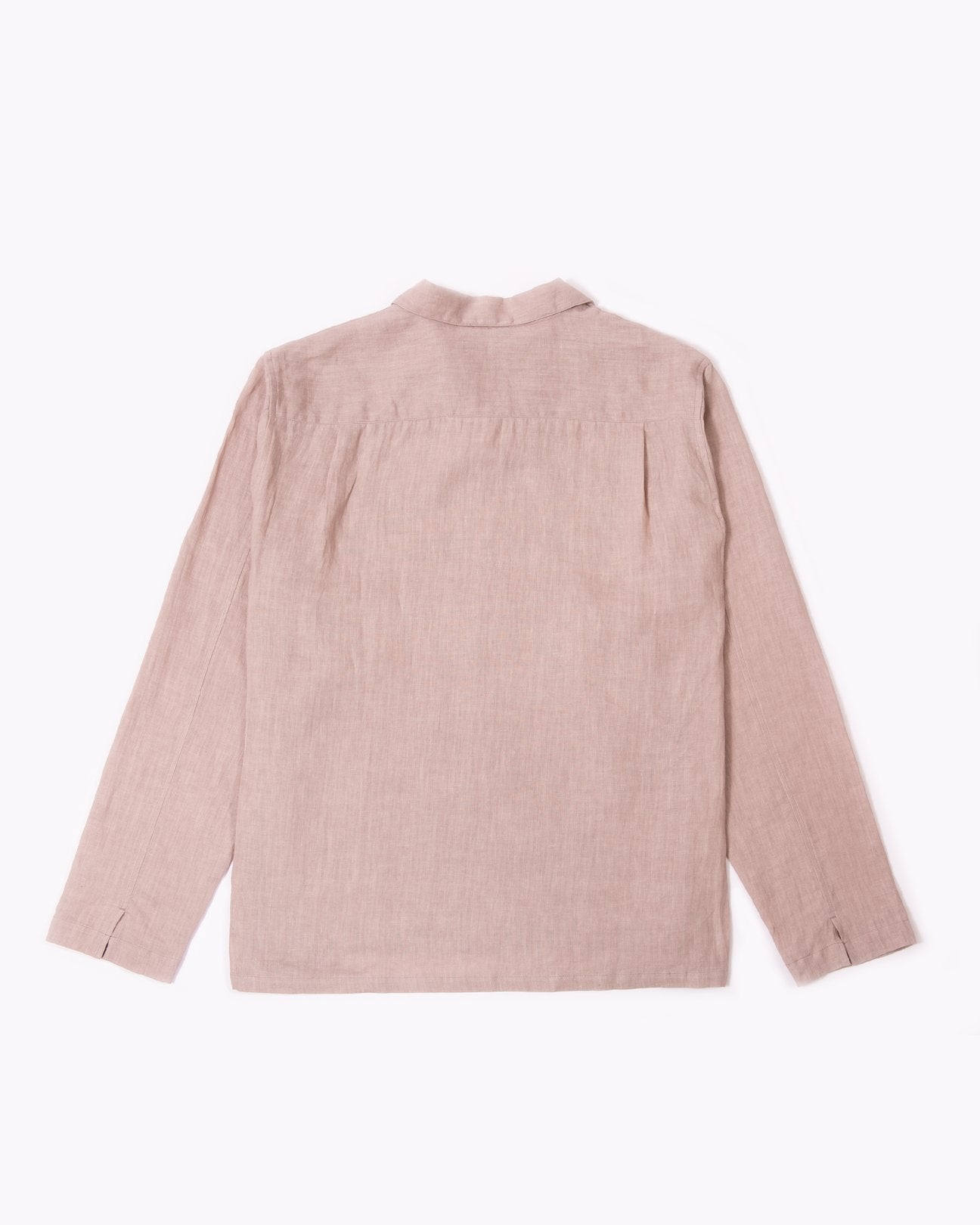 LINEN LS SHIRT - VILLA PINK(3015)