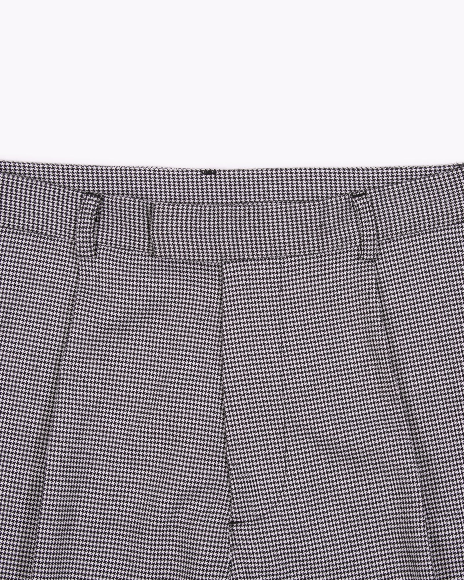 PLEATED SUIT TROUSER - HOUNDSTOOTH(3021)