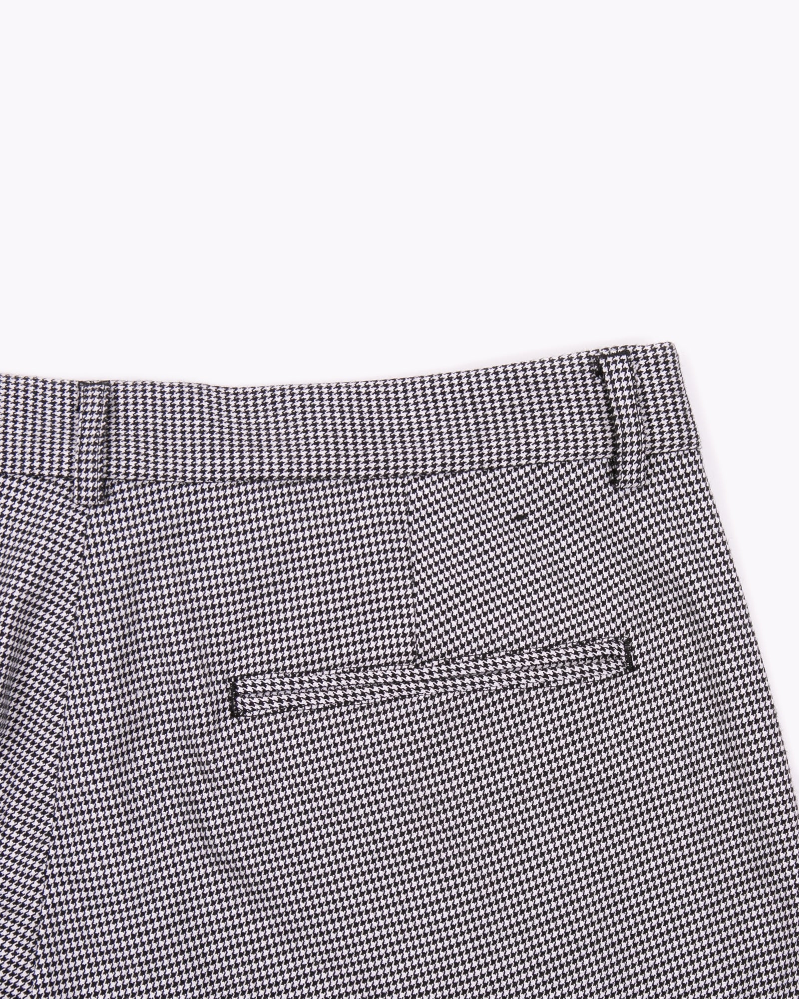 PLEATED SUIT TROUSER - HOUNDSTOOTH(3021)
