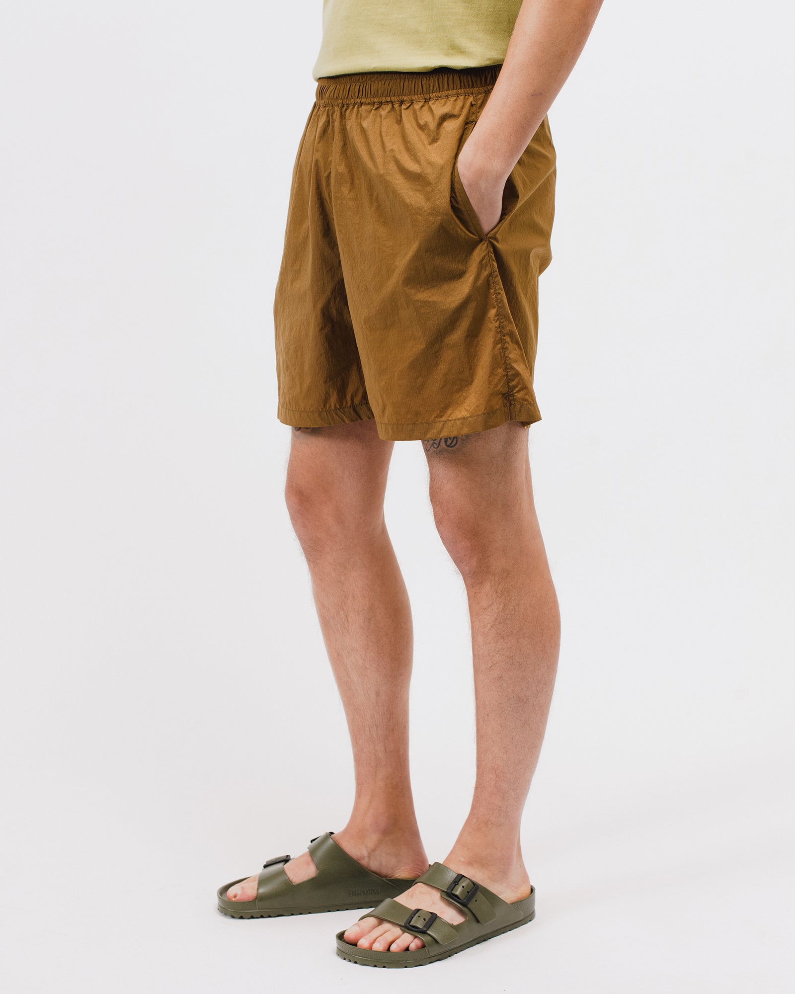 WARM UP SHORTS - TOBACCO(3024)