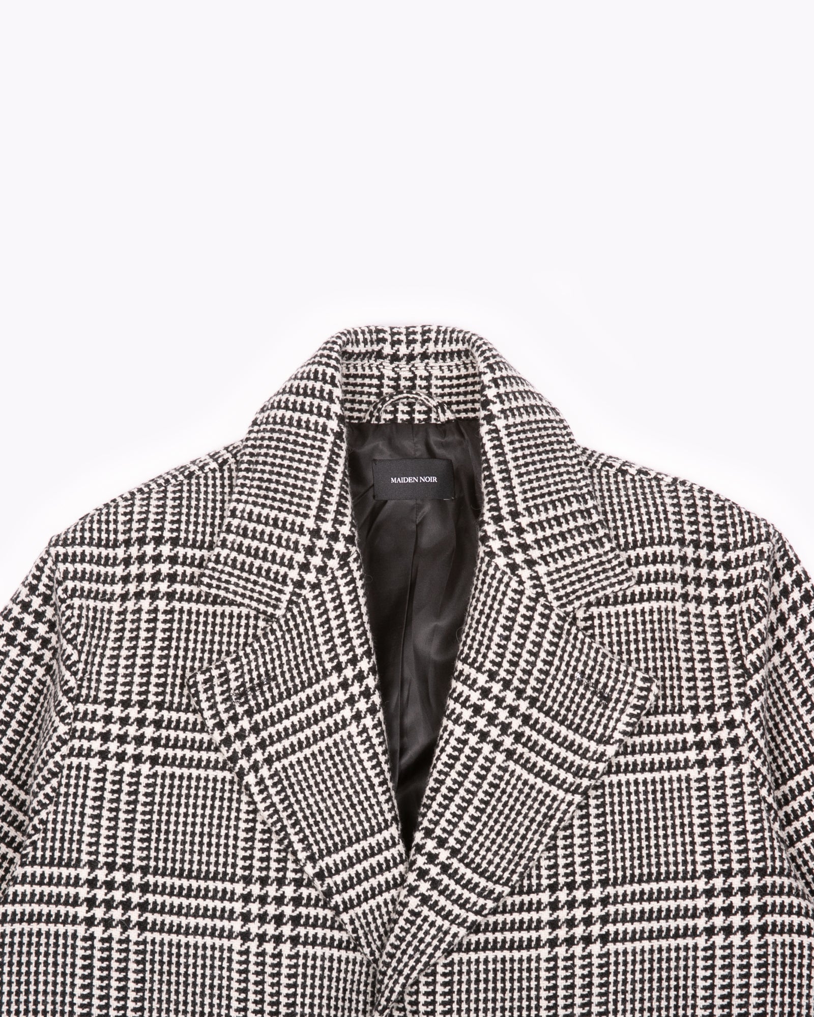 WOOL OVERCOAT - GLEN PLAID(3101)