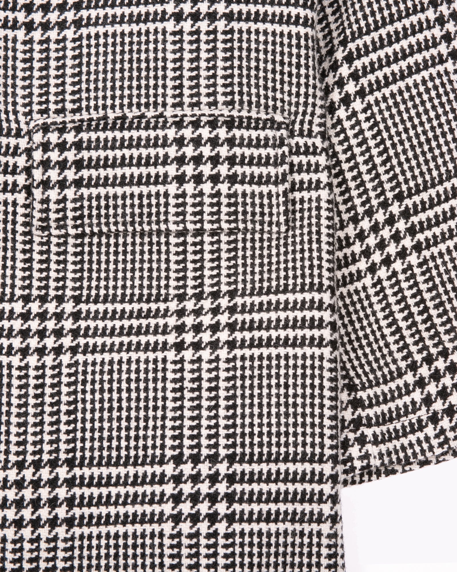 WOOL OVERCOAT - GLEN PLAID(3101)