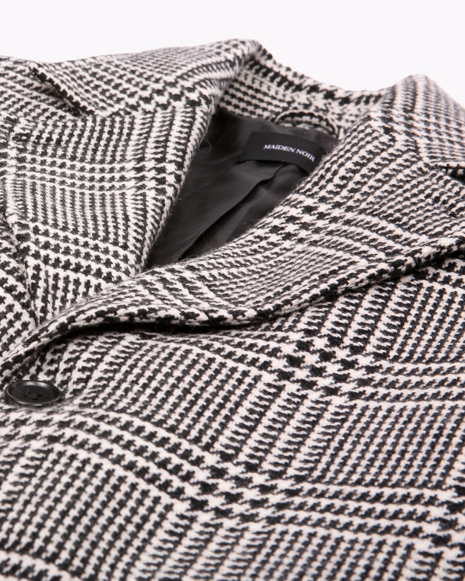 WOOL OVERCOAT - GLEN PLAID(3101)