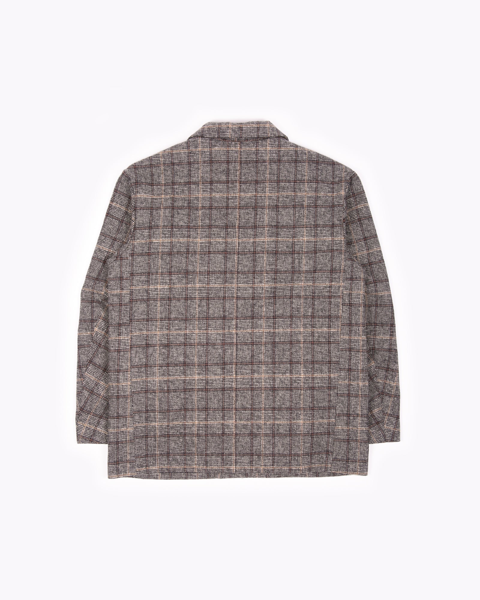 DOUBLE BREASTED COAT - GLEN PLAID(3102)