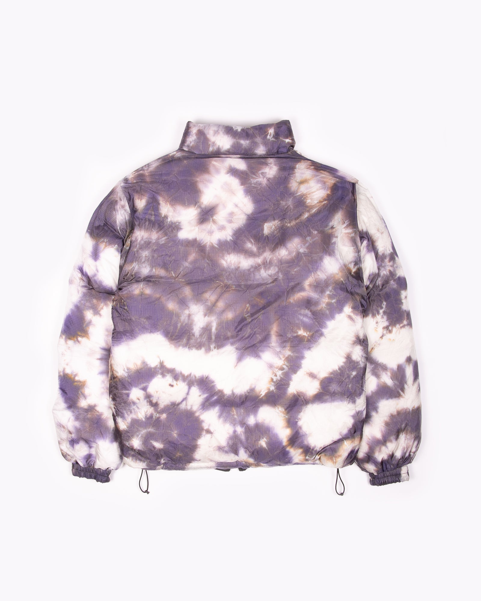 REVERSIBLE PUFFER JACKET - BLACK / PURPLE ASH DYED(3103)