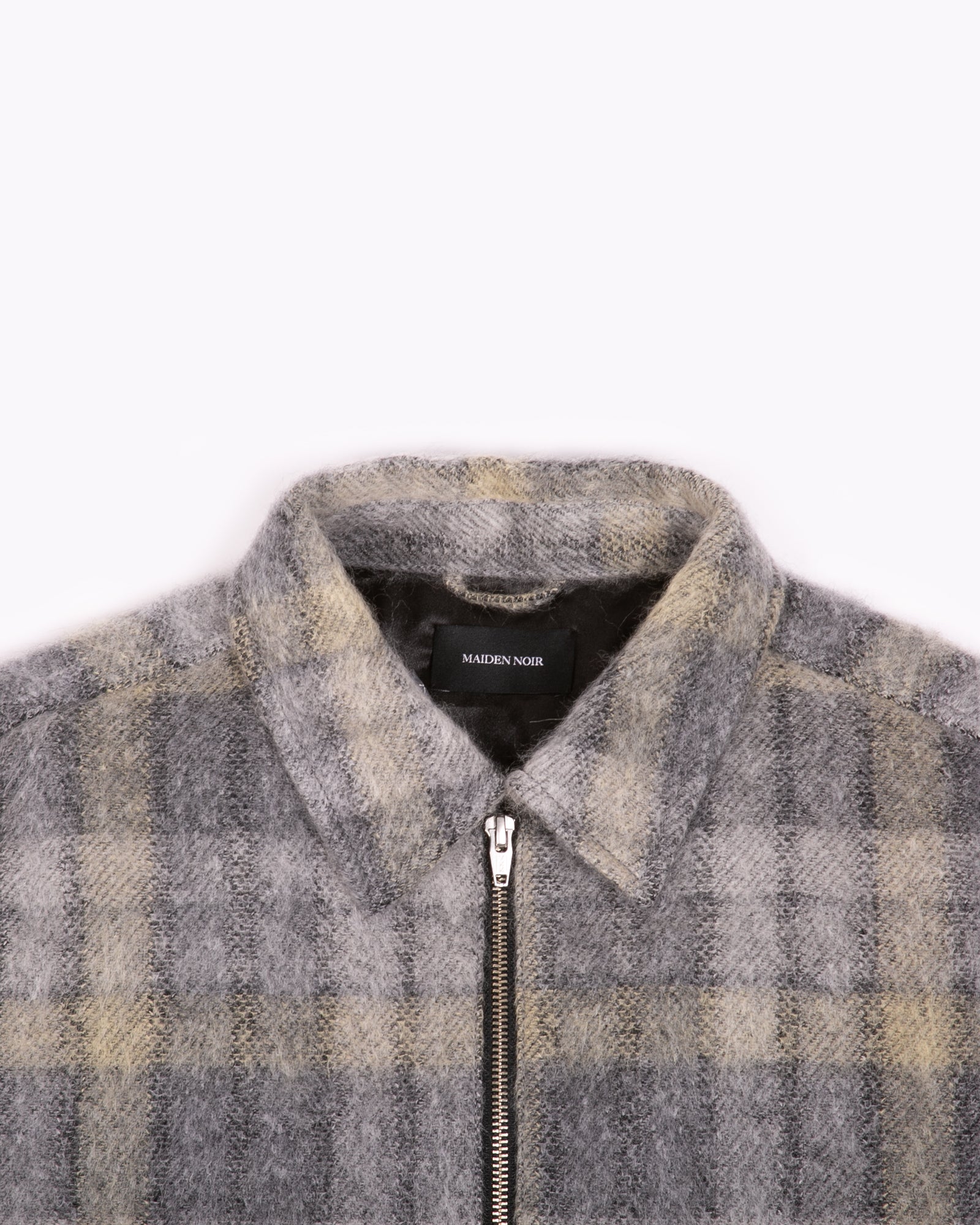 ZIP CHORE JACKET - FADE PLAID WOOL(3107)