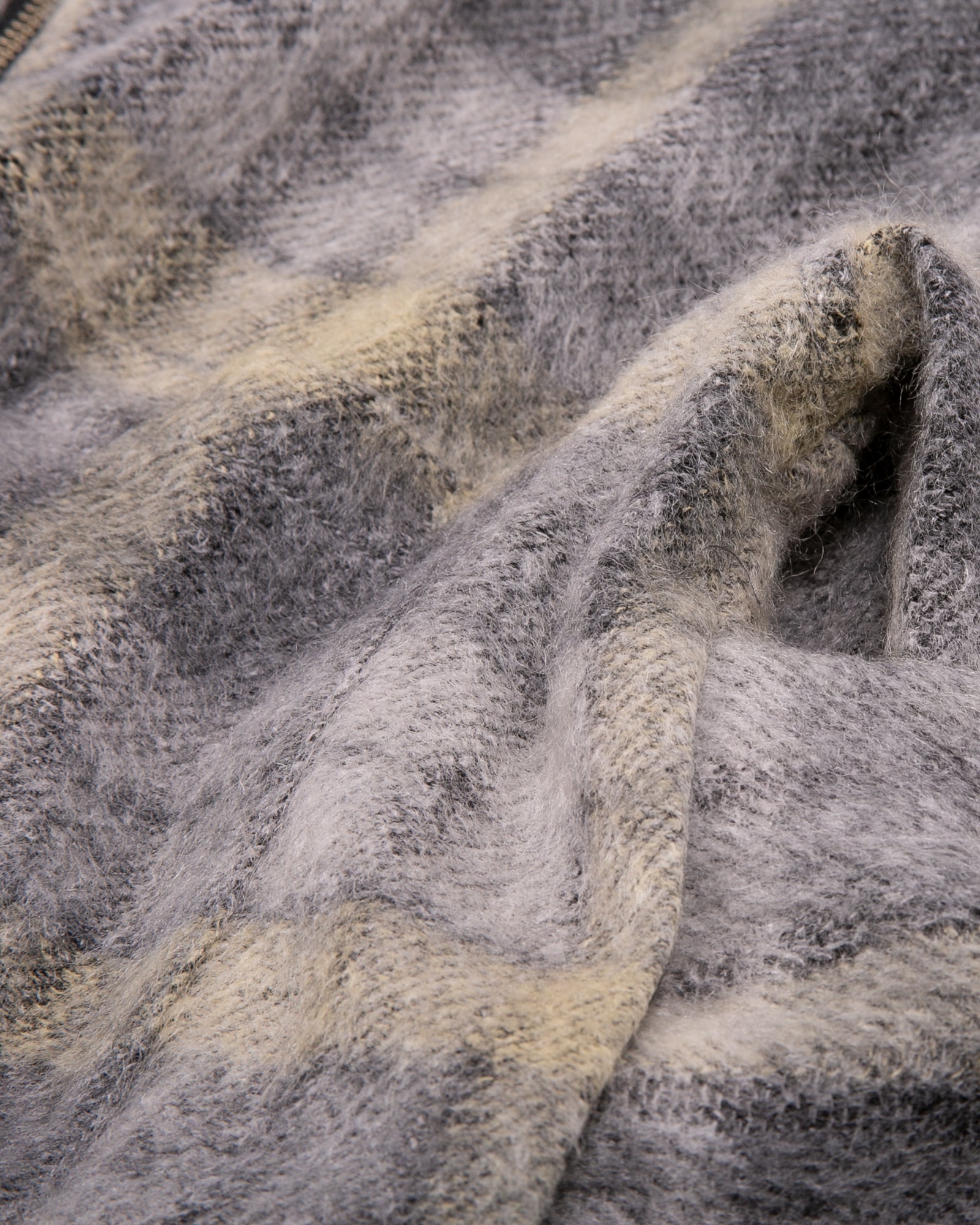 ZIP CHORE JACKET - FADE PLAID WOOL(3107)