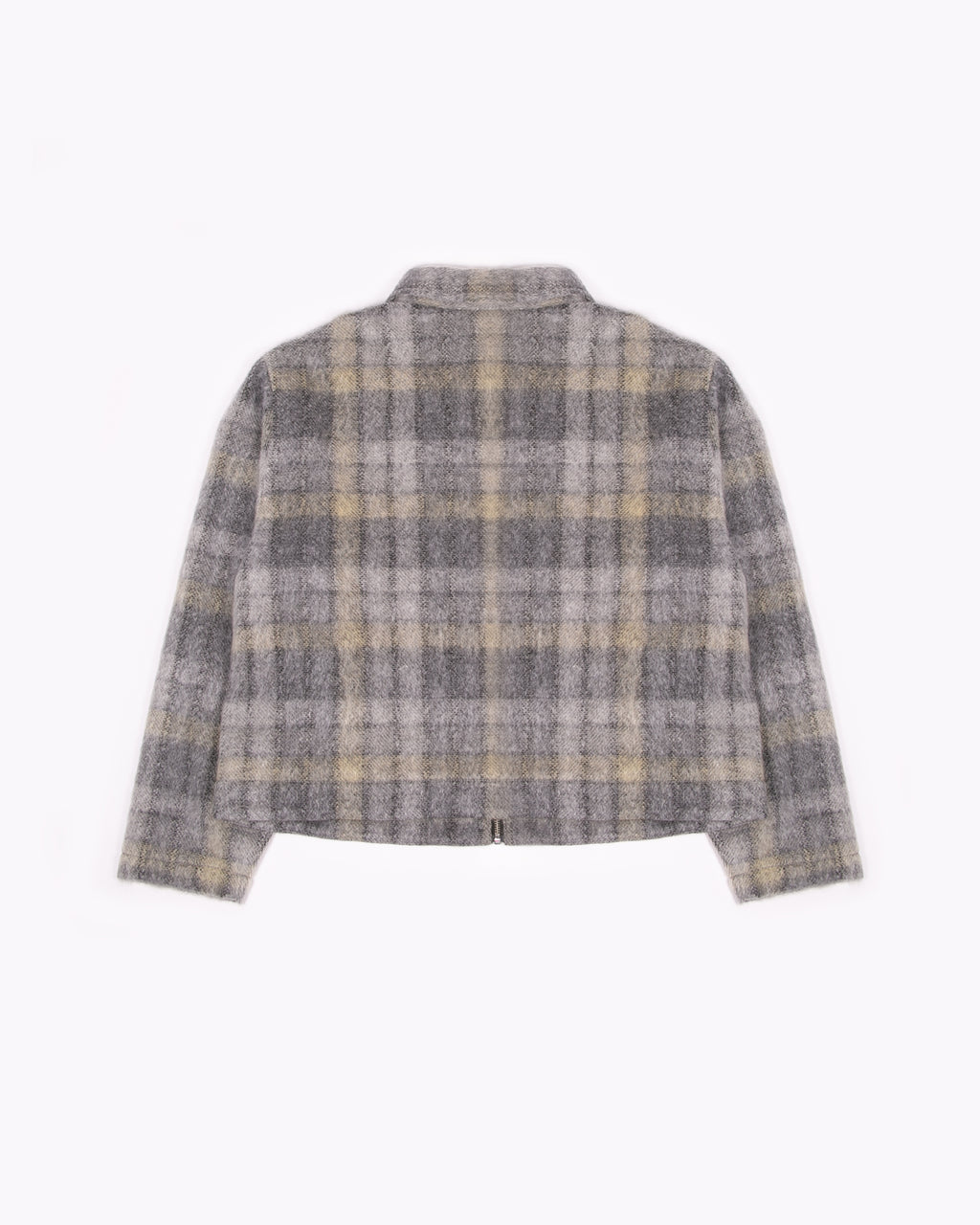 ZIP CHORE JACKET - FADE PLAID WOOL(3107)