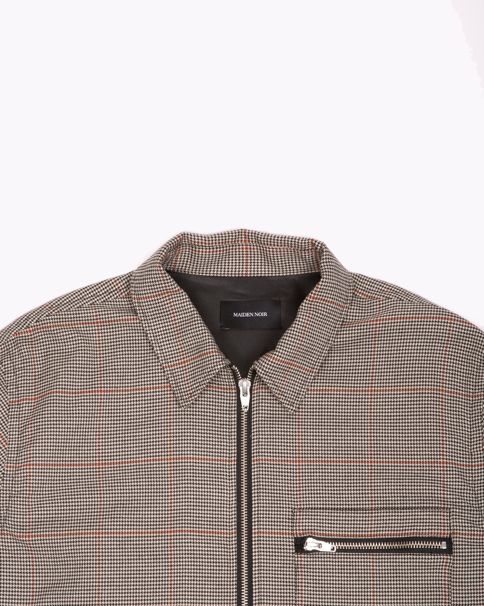 ZIP BLOUSON - CHECK(3111)