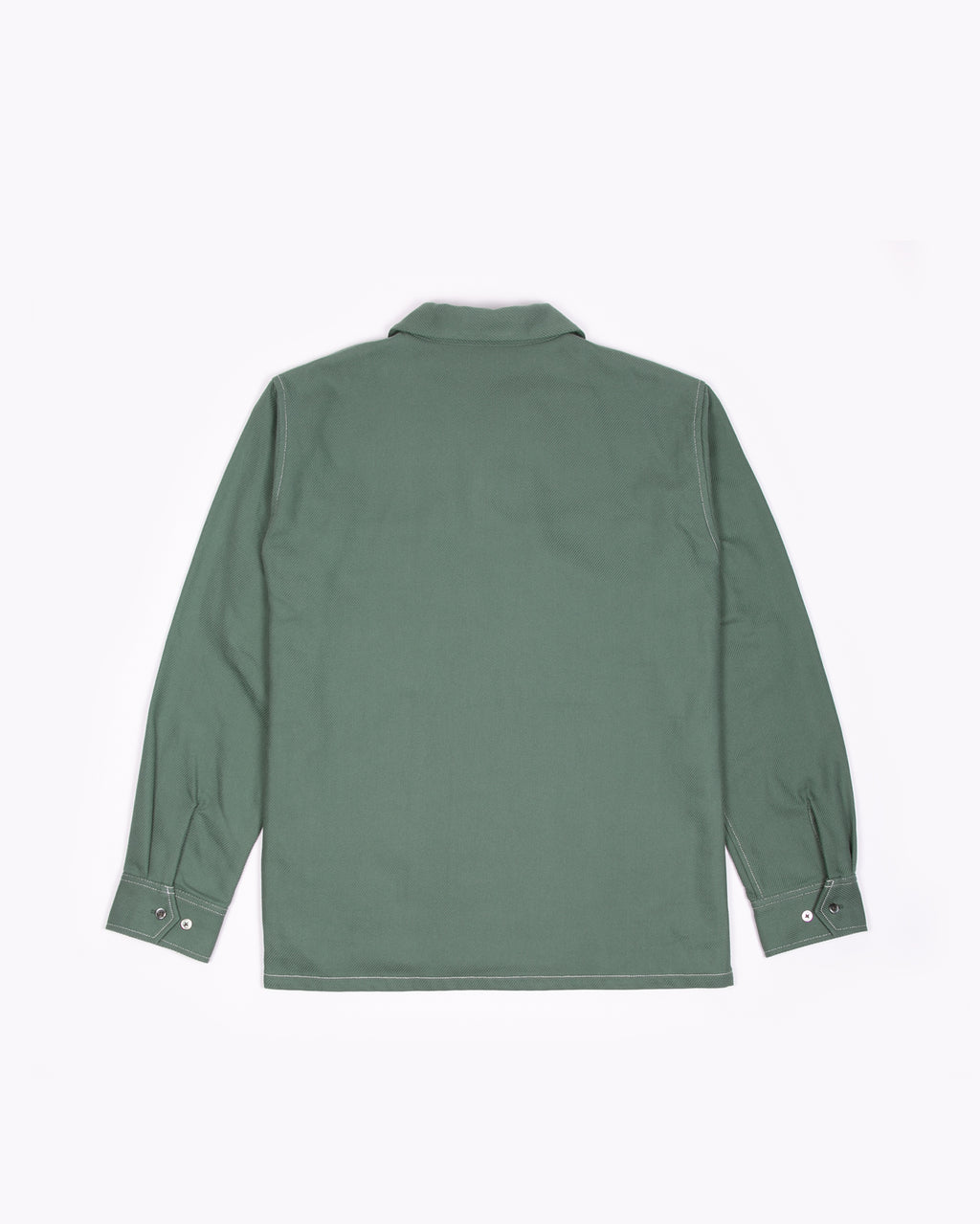 LS BOXY CONTRAST SHIRT - TEAL(3113)