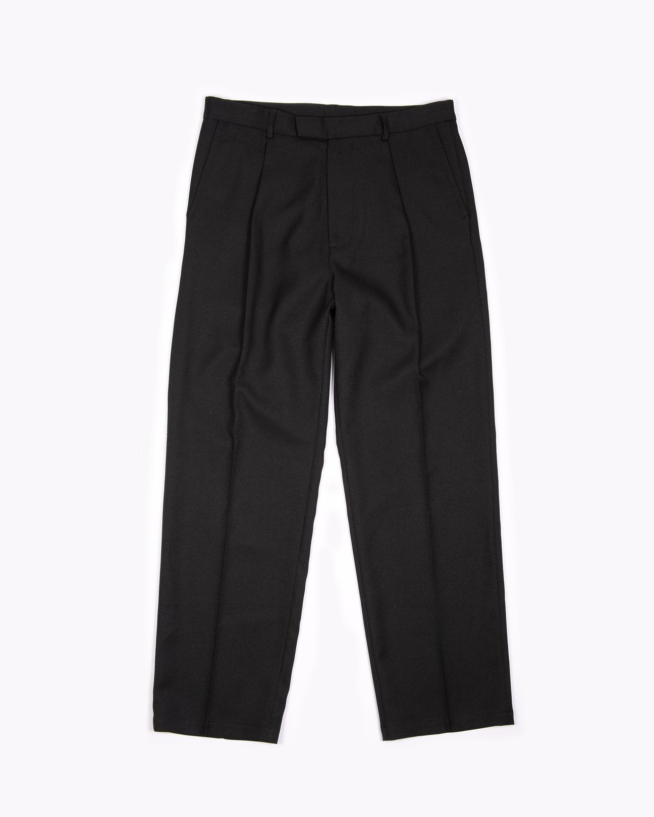 PLEATED SUIT TROUSER - BLACK(3021)