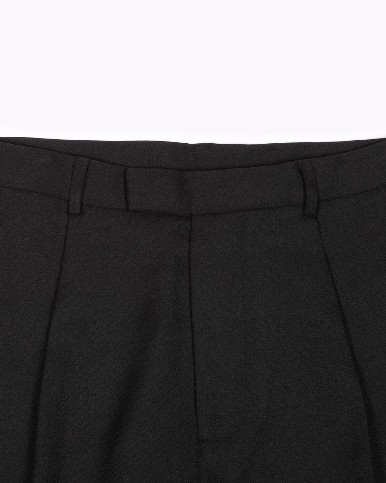 PLEATED SUIT TROUSER - BLACK(3021)