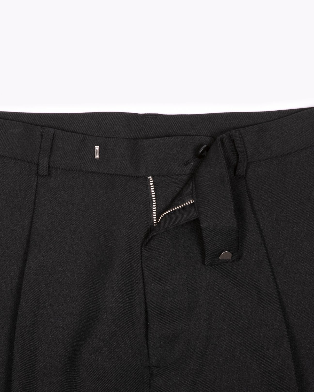 PLEATED SUIT TROUSER - BLACK(3021)