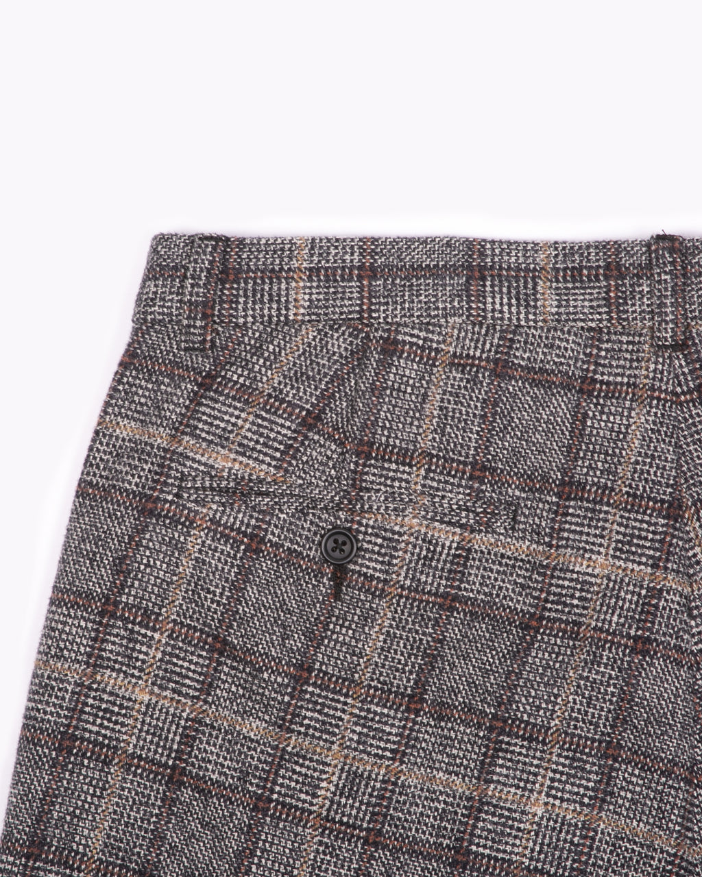 PLEATED SUIT TROUSER - GLEN PLAID(3121)