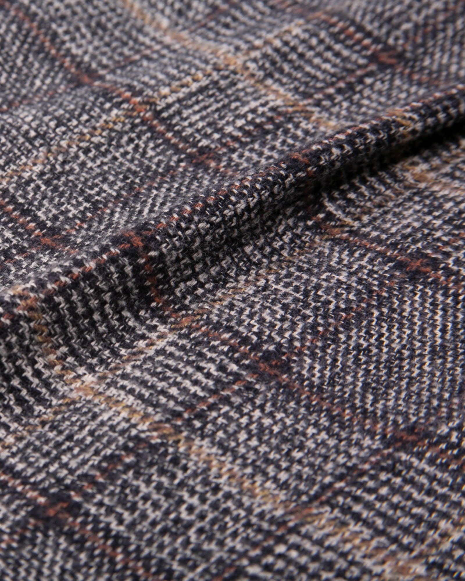 PLEATED SUIT TROUSER - GLEN PLAID(3121)