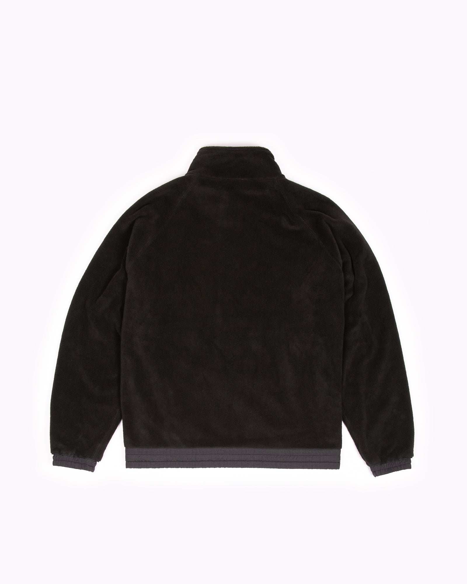 MOCK ZIP FLEECE - BLACK(3130)