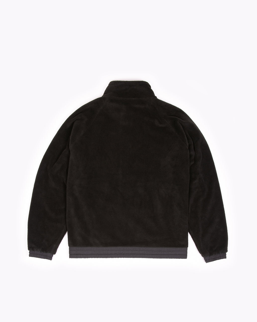 MOCK ZIP FLEECE - BLACK(3130)