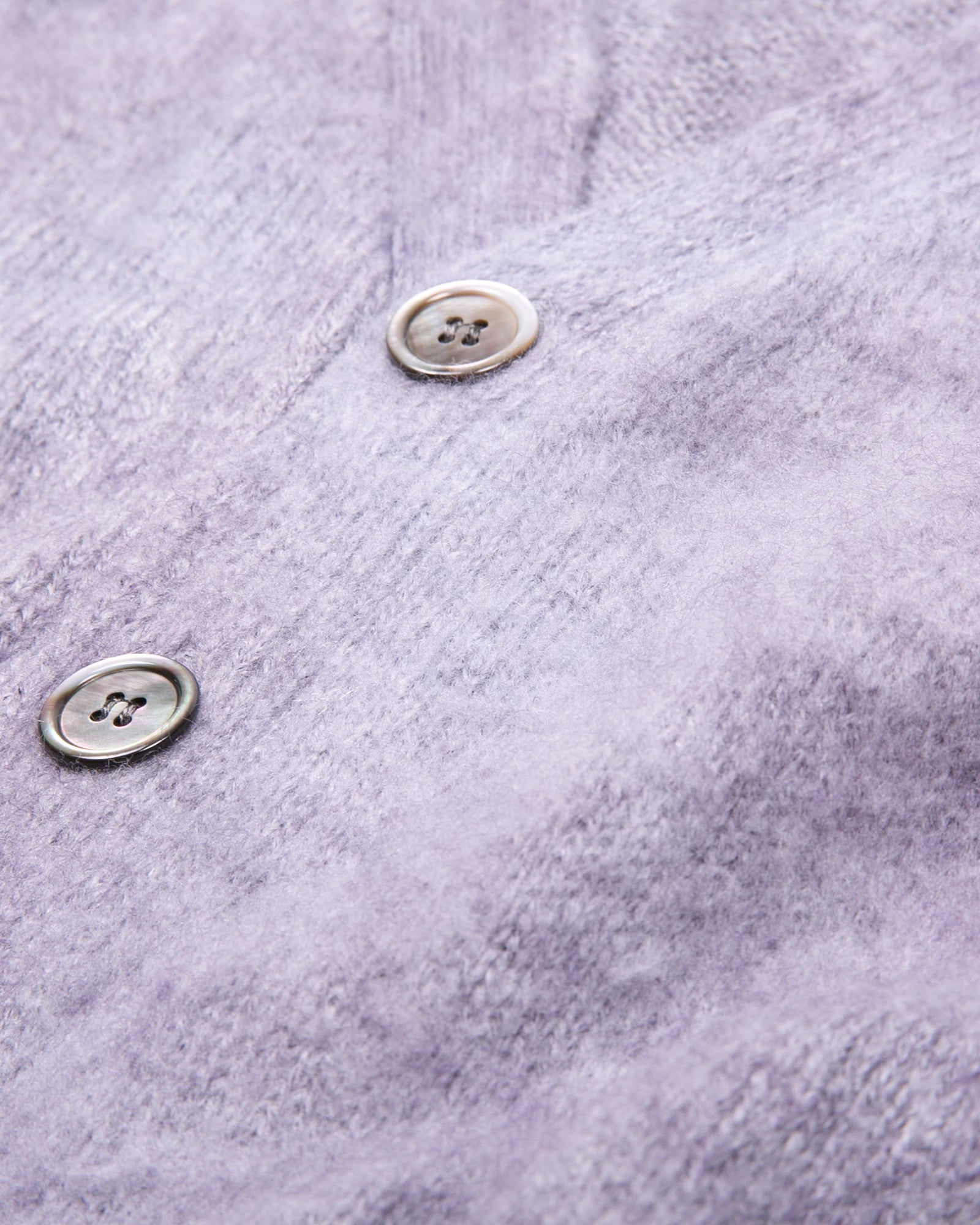 MOHAIR DYED CARDIGAN - PURPLE ASH DYED(3131)