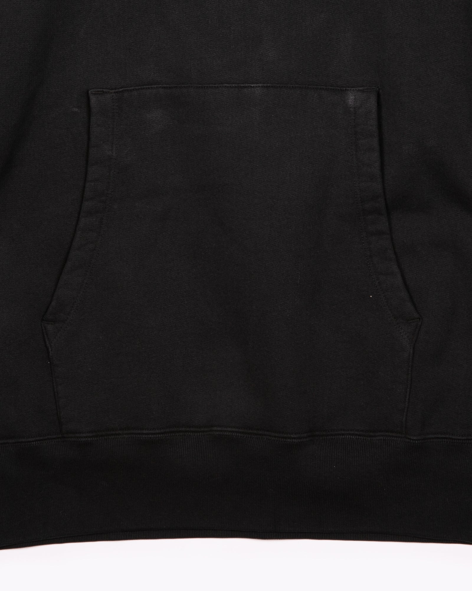 NATURAL DYED HOODIE FLEECE - BLACK(3231)